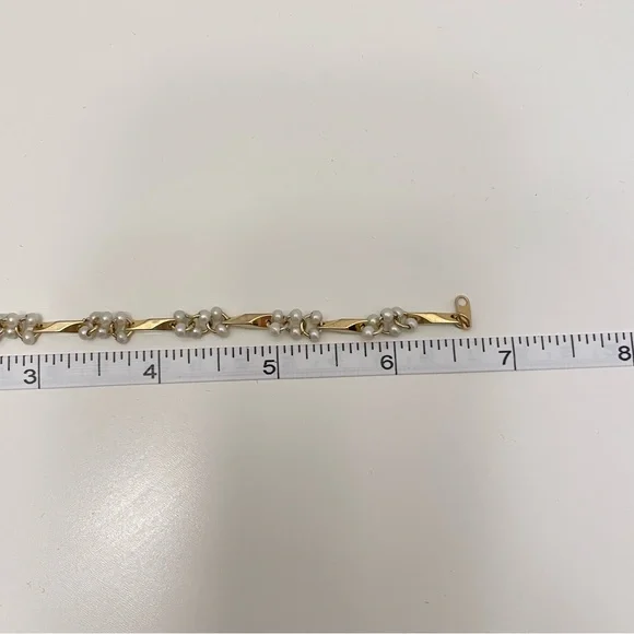 Vintage Faux Pearl Mermaid Core Summer Beach Preppy Classic Vacation Bracelet - Picture 6 of 7